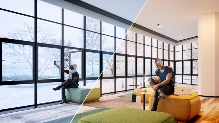 Wavethru glass impact on connectivity in building